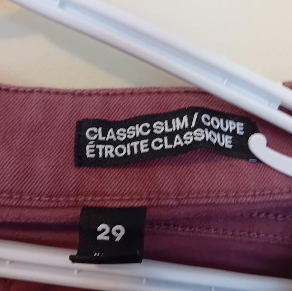 Joe Fresh Light Burgundy Womens Casual Jeans Distressed Size‎ 29 - Picture 7 of 7